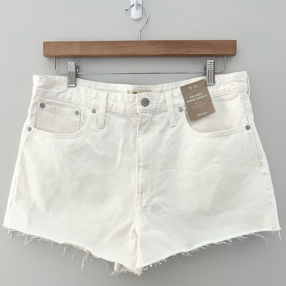 NWT Madewell Relaxed Denim Shorts